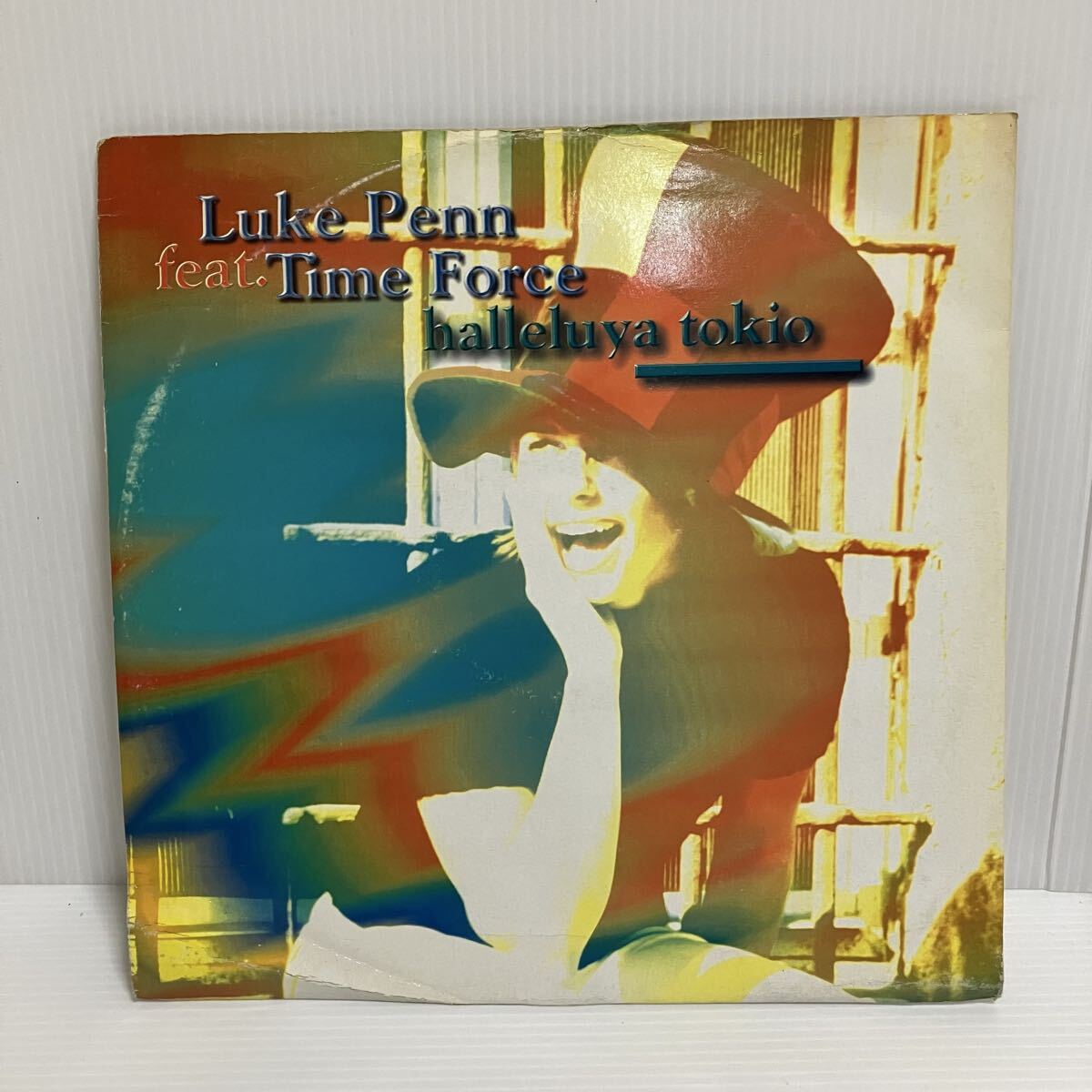 ▲Y636▲LP レコード ユーロビート　Velfarre Vol. 8収録★Luke Penn Featuring Time Force / Halleluya Tokyo イタリア盤