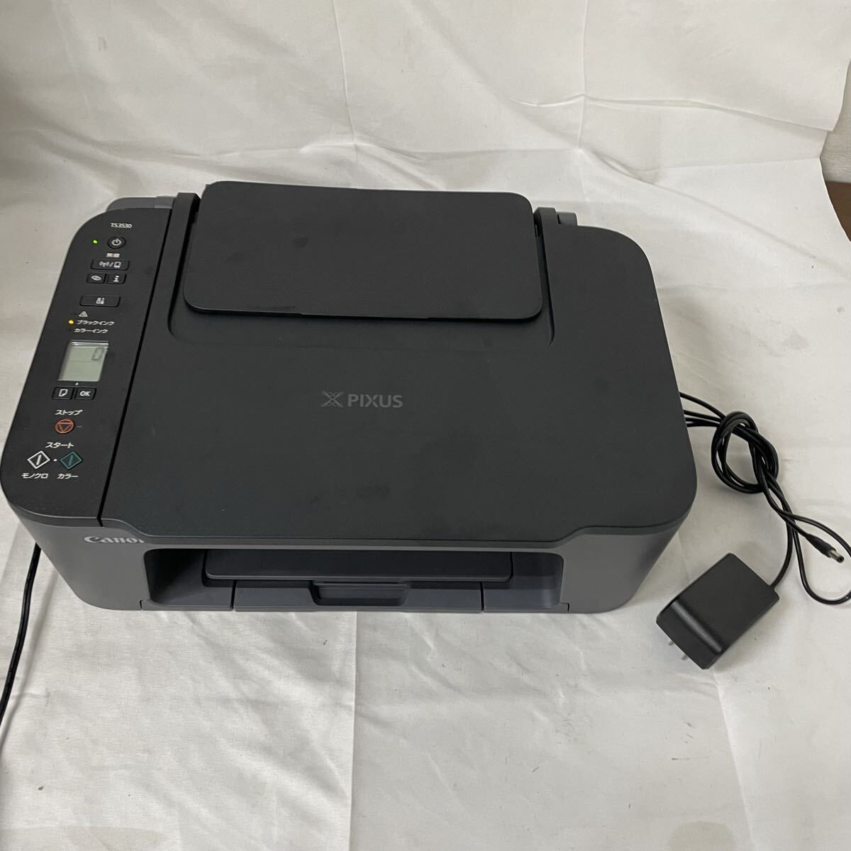 雷216 Canon キャノン インクジェットプリンター PIXUS TS3530 A4インクジェット複合機 ブラック 通電確認済み