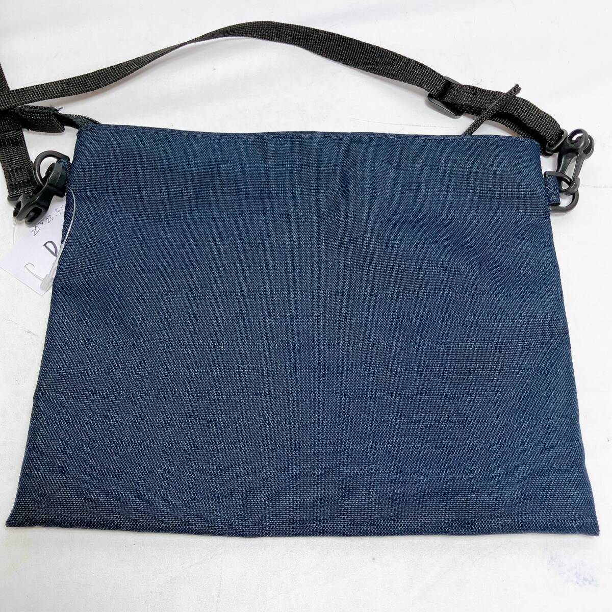 1356◯ MUJI 無印良品 ショルダーバッグ サコッシュ ポシェット キャンバス ネイビー ナイロン クロスボディバッグ ユニセックス