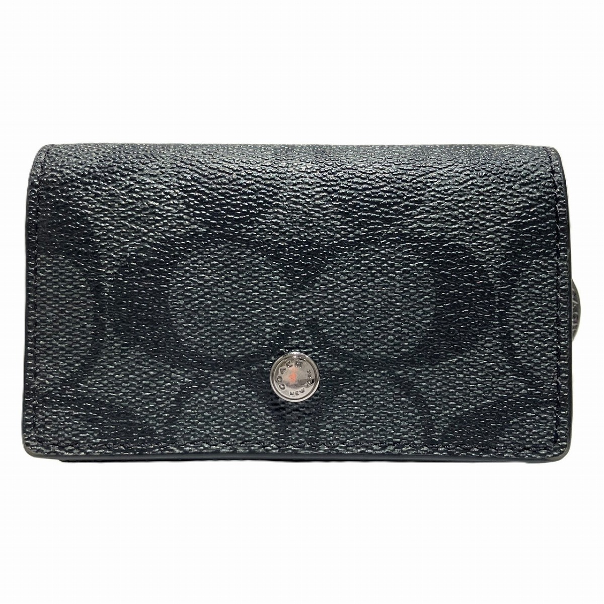 コーチ COACH 5リングキーケース キーケース シグネチャー レザー F78675 中古☆0202