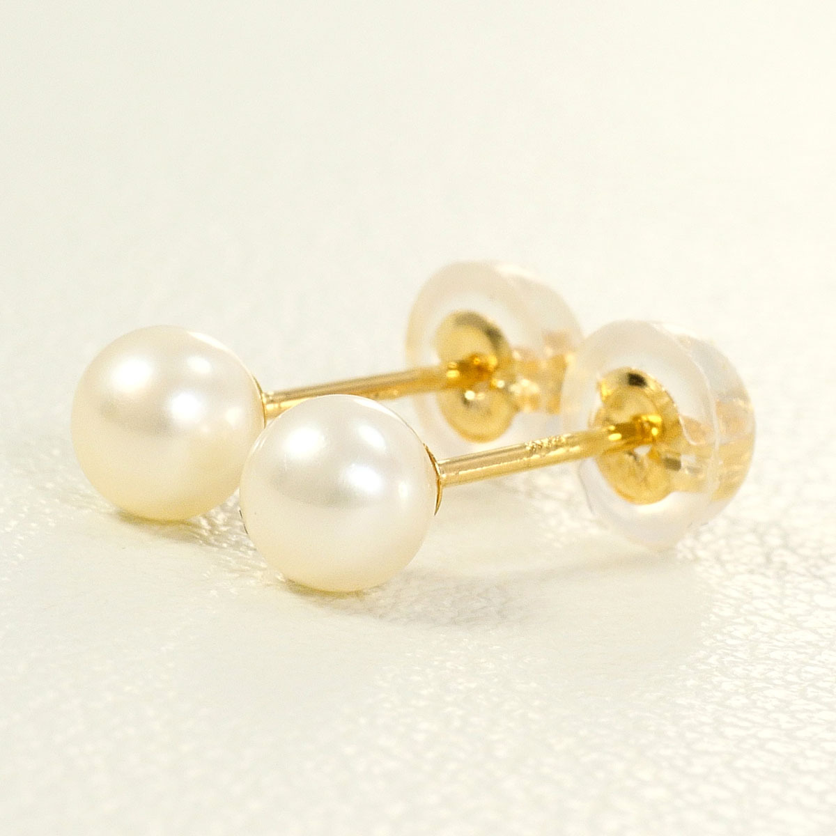 K18YG ピアス パール 総重量約0.3g ジュエリー 中古 美品 送料無料☆0315