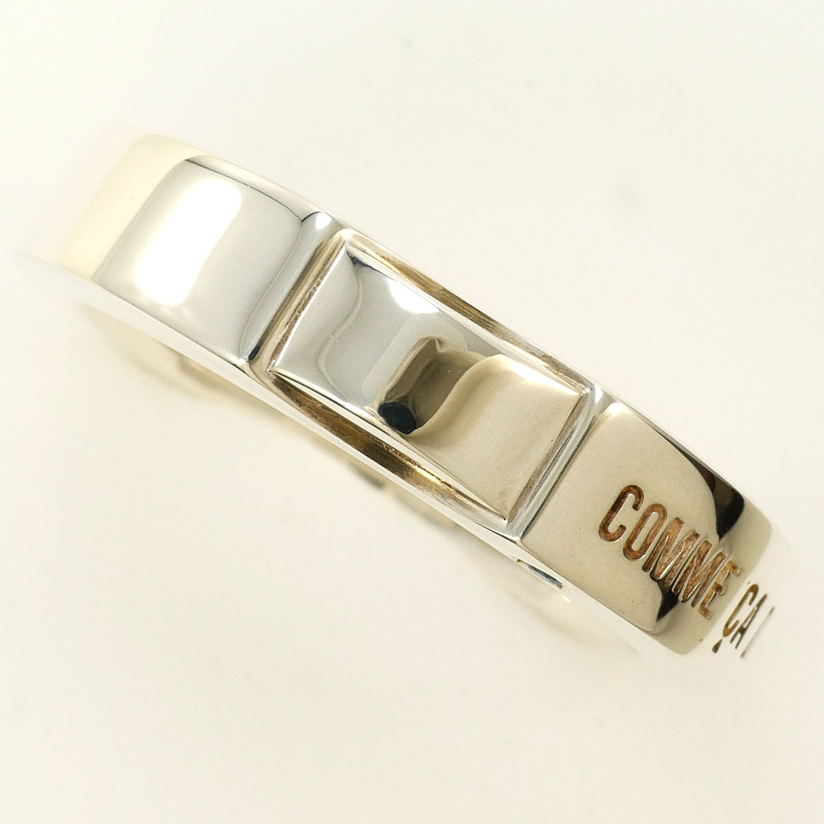 コムサ・デ・モード COMME CA DU MODE シルバー リング・指輪 15号 ブルーダイヤ 0.01 総重量約7.2g ジュエリー 中古 美品 送料無料☆0315