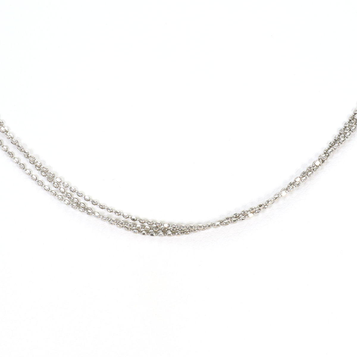 K14WG ネックレス 総重量約3.2g 約40cm ジュエリー 中古 美品 送料無料☆0315