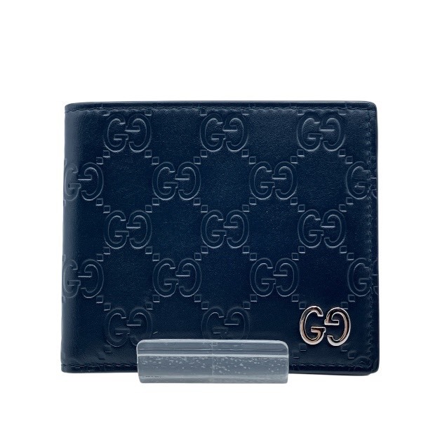 グッチ グッチシマ 473916 2つ折り財布 メンズ 美品 ☆0318