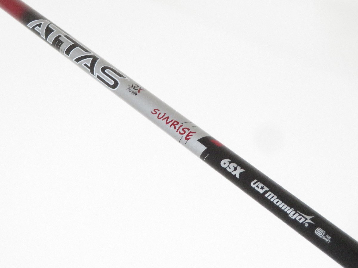 未使用品　テーラーメイド　ATTAS RX SUNRISE RED 6　SX　ドライバー用