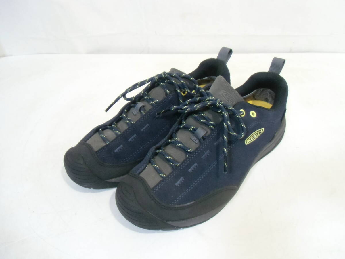 □ キーン KEEN メンズ スニーカー ジャスパー ツー 27ｃｍ ウォータープルーフ アウトドア シューズ ネイビー