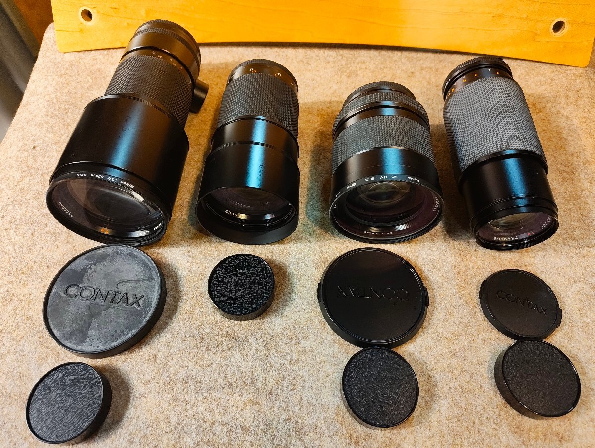 Zeiss セット その1 現状品 レンズ Carl Zeiss Vario-Sonnar 4/80-200 Vario-Sonnar 3.3-4.5/35-135 Sonnar 2.8 Tele-Teasar 4/300