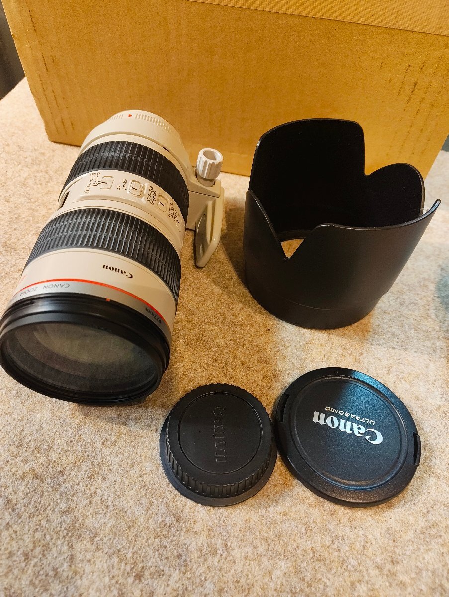 1円～ Canon キヤノン EF 70-200mm F2.8L IS USM 一眼レフ用AFレンズ ET86付き 動作未確認