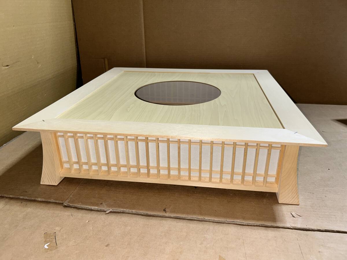 【美品/セードのみ】部品取り用 本体なし 未使用セード（木枠・和紙カバー）/ コイズミ LED和風ペンダントライト BP17770PK 