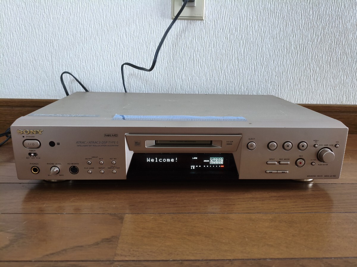 【SONY】 MDS-JE780 MDデッキ ソニー 【ジャンク品】