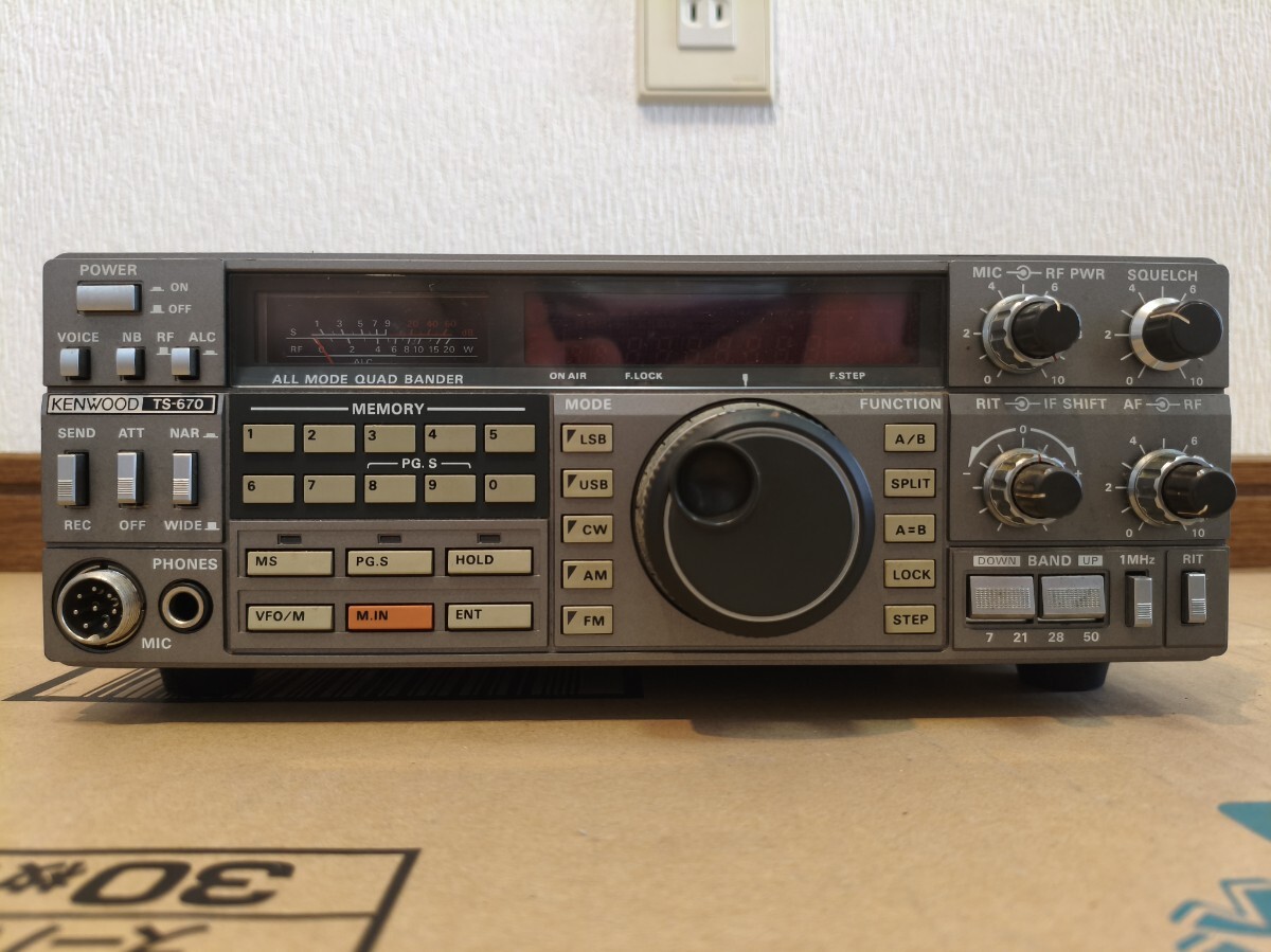 【KENWOOD】TS-670 ケンウッド アマチュア無線機 トランシーバー 【現状品】