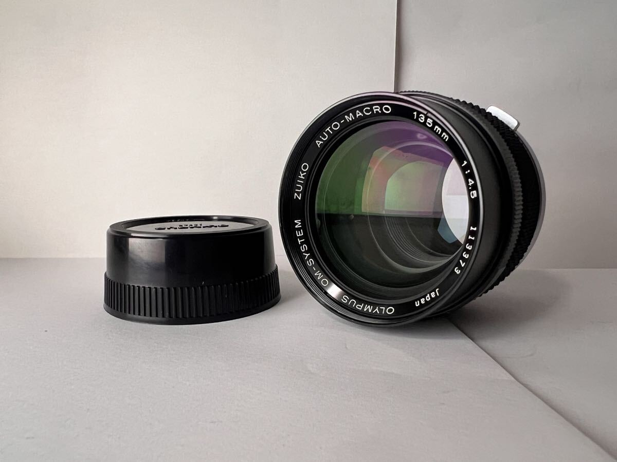 ★極上品★ OLYMPUS OM-SYSTEM ZUKO AUTO-MACRO 135mm F4.5 ★動作確認済み #0245 #50
