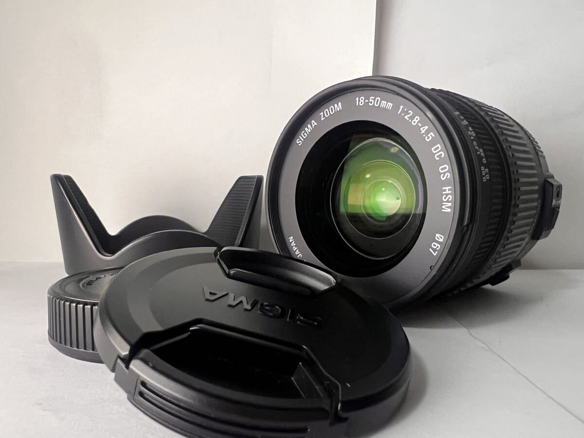 ★極上美品★ SIGMA シグマ 18-50mm F2.8-4.5 DC OS HSM Nikon ニコン ★動作確認済み #0287 #78