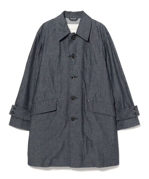★即決★ ( MACKINTOSH × BEAMS F 【別注】 HUMBIE ダンガリー コート ) 美品 ビームス コラボ ハンビー