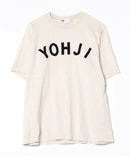 ★即決★ ( Y-3 YOHJI ロゴ Ｔシャツ アイボリー ) 美品 ワイスリー ヨウジ
