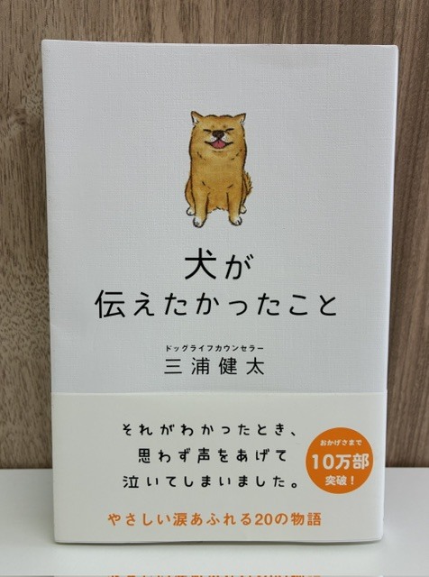 869★犬が伝えたかったこと【三浦健太】エッセイ集 ドッグライフカウンセラー◇中古本 犬のきもち ペット 短編集 