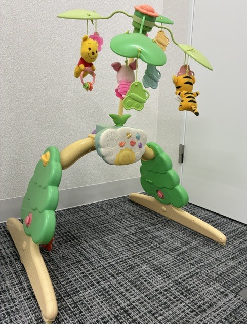 919★くまのプーさん ジムにへんしんメリー◇ディズニー 中古品 動作未確認 タカラトミー 新生児 ベッドメリー フロアメリー ナイトメリー