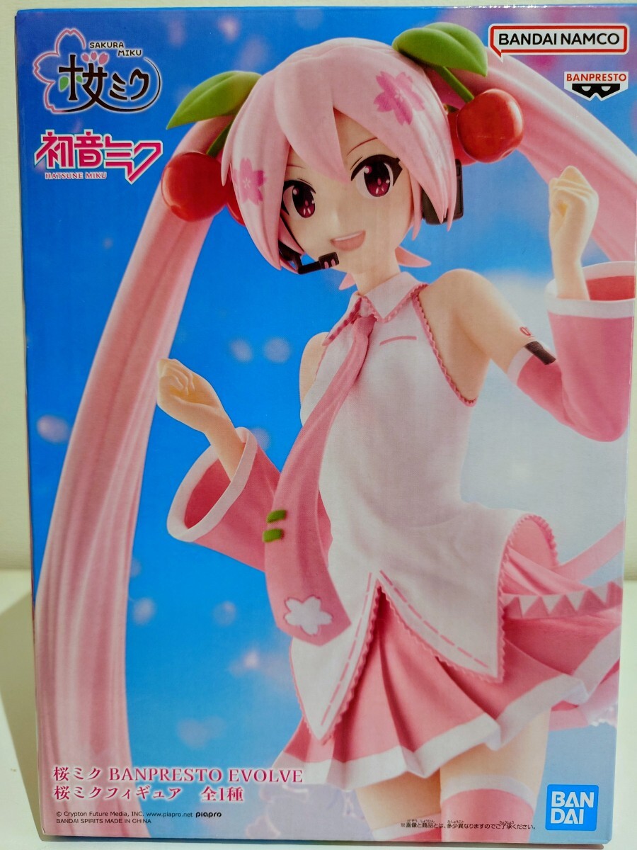 【新品・未開封発送】バンダイナムコ『桜ミク』 BANPRESTO EVOLVE 桜ミク フィギュア