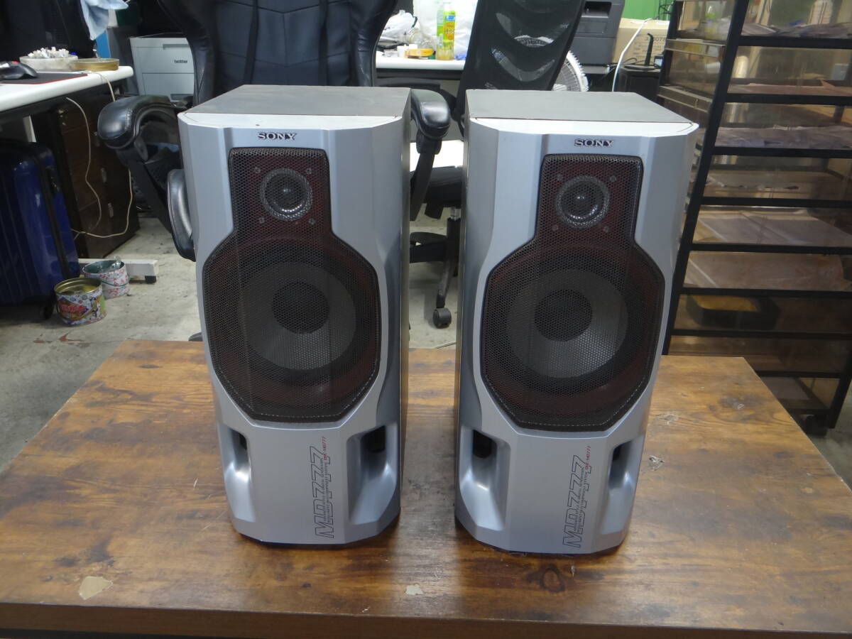 K2131 茨城県常総市　SONY ソニー 　SS-MD777 2wayスピーカー ペア　動作確認済み　中古品