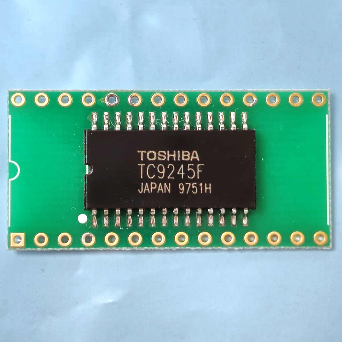 東芝 TC9245F（変換基板付） DAIレシーバIC デジタルオーディオインターフェイスIC （SPDIF→I2S（右詰めフォーマット・BCLK=32fs）変換）