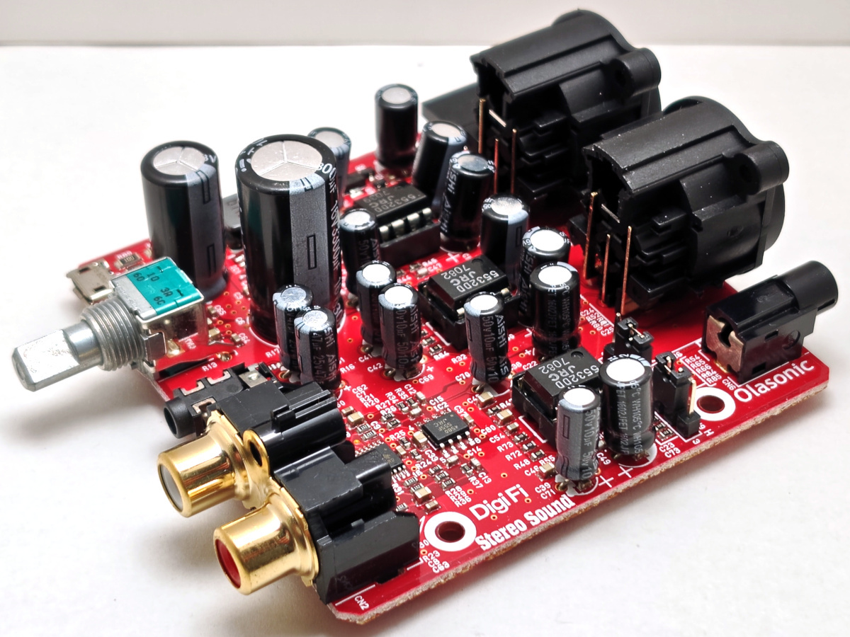 DigiFi No.22 ヘッドホンアンプ基板（JRC 5532DD x3 搭載）