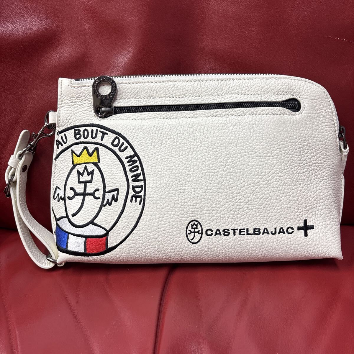  カステルバジャック CASTELBAJAC　バッグメンズポーチ クラッチバッグ 牛革 　バッグ　セカンドバッグ