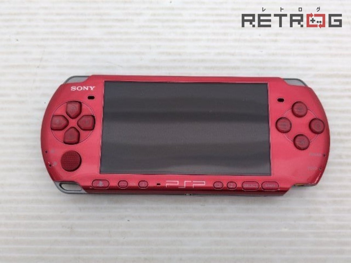 【動作品】PSP本体（PSP-3000/ラディアント・レッド） PSP