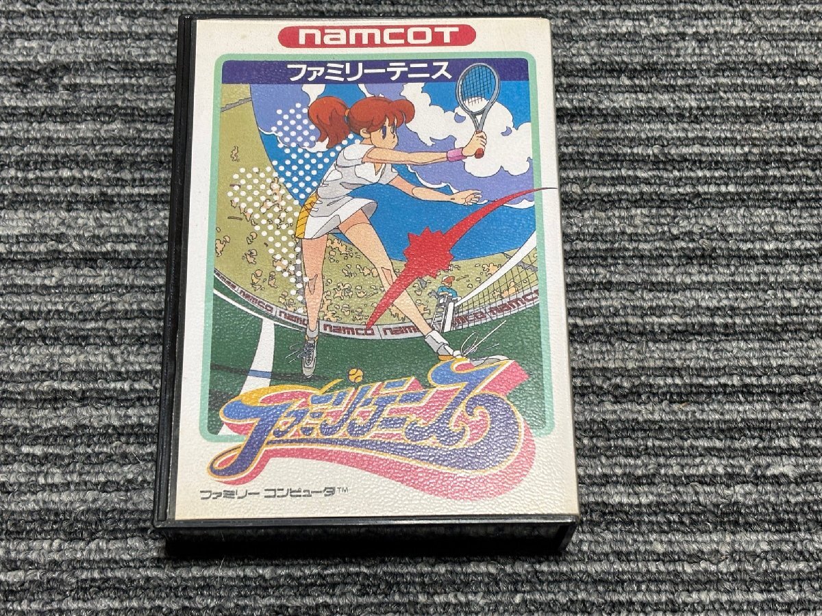 ファミコン カセット ソフト ファミリーテニス FC 箱 説明書 付き