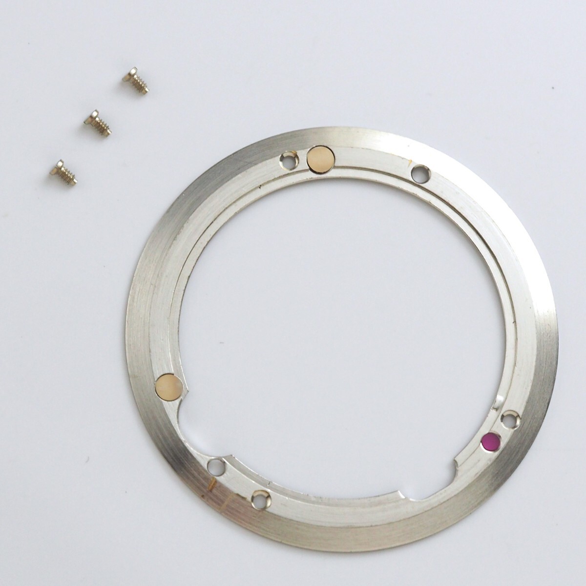 ROLEX 1601 7963 Cal.1560 1570 純正 カレンダーディスク受け ネジ付き ロレックス 部品 Date Indicator Seating with screws 時計部品