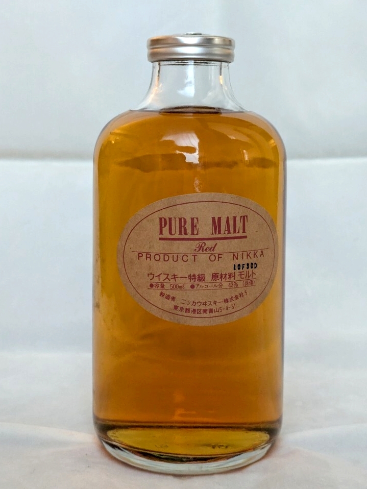 【ヴィンテージ】【古酒】ニッカ ピュアモルト レッド 500ml 43% ウイスキー特級
