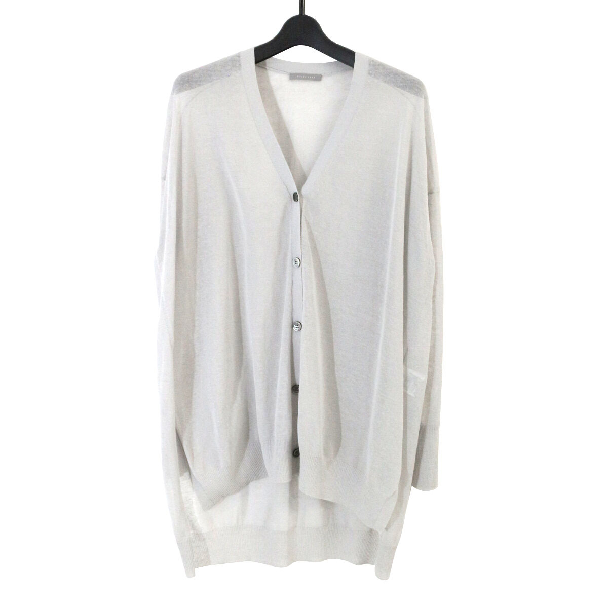 theory luxe 定価28,600円 23SS Fortuna Juno シアーニットカーディガン 38 03-3103759 セオリーリュクス