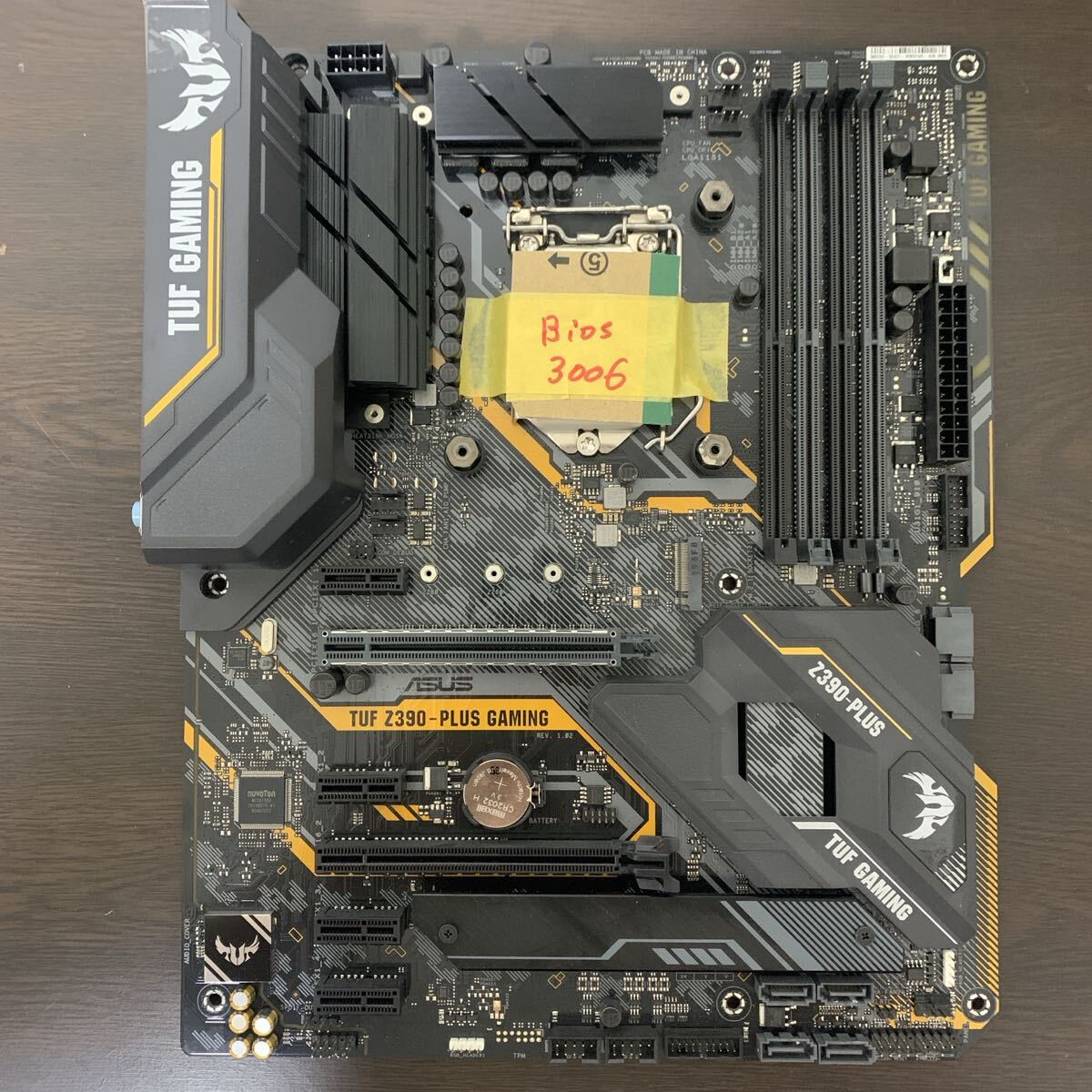 ASUS TUF Z390-PLUS GAMING BIOS動作確認更新済 N4