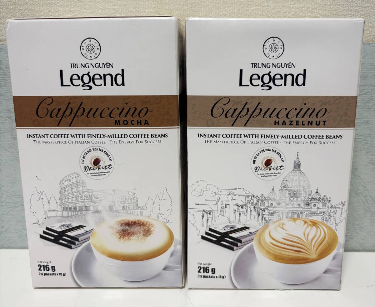 ベトナムコーヒー　レジェンドカプチーノ 　ヘーゼルナッツ・モカ