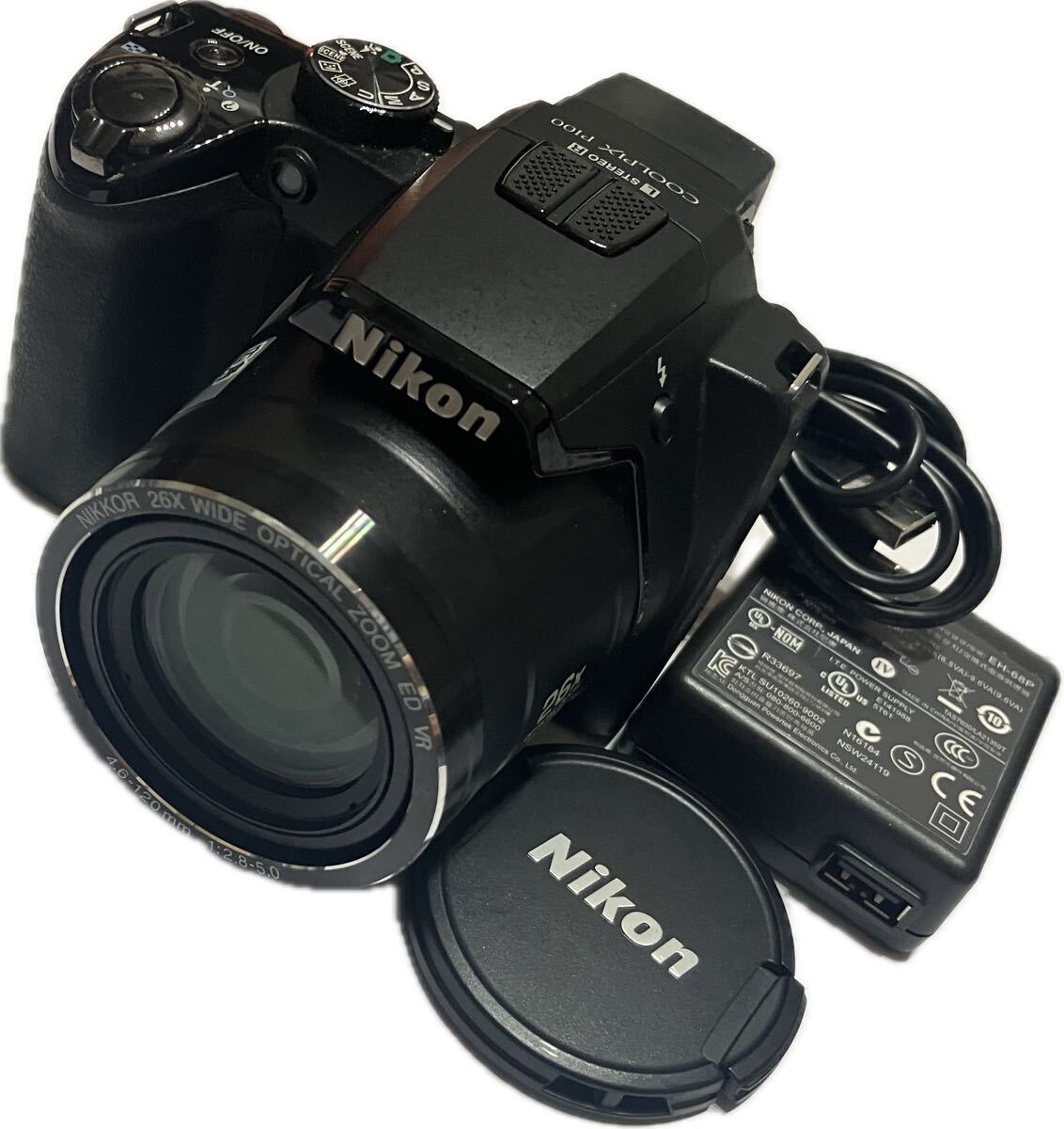 ★極上美品★ 充電器 取説等付 NIKON ニコン Nikon COOLPIX P100 #28380066
