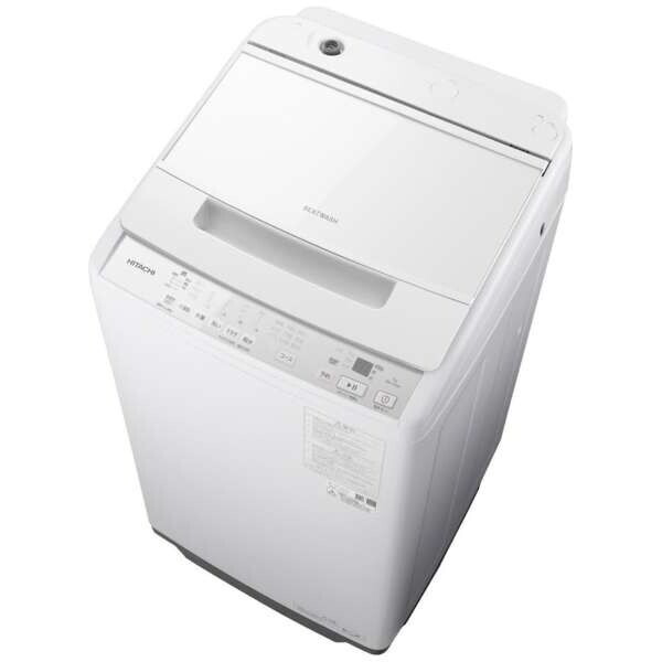 新品☆HITACHI 日立 全自動洗濯機 ビートウォッシュ[洗濯7kg/ホワイト］送料無料83