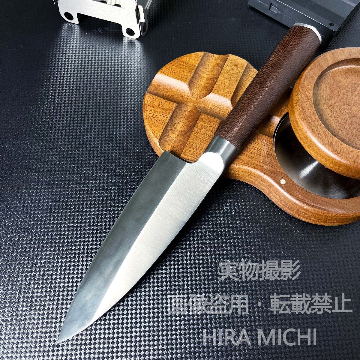 刺身用 和包丁 魚の頭切りナイフ 寿司包丁 ナイフ 鮭の解体 刺身作り 骨取り 高級ステンレス製 木製ハンドル 包丁 魚さばき 家庭用 PH7