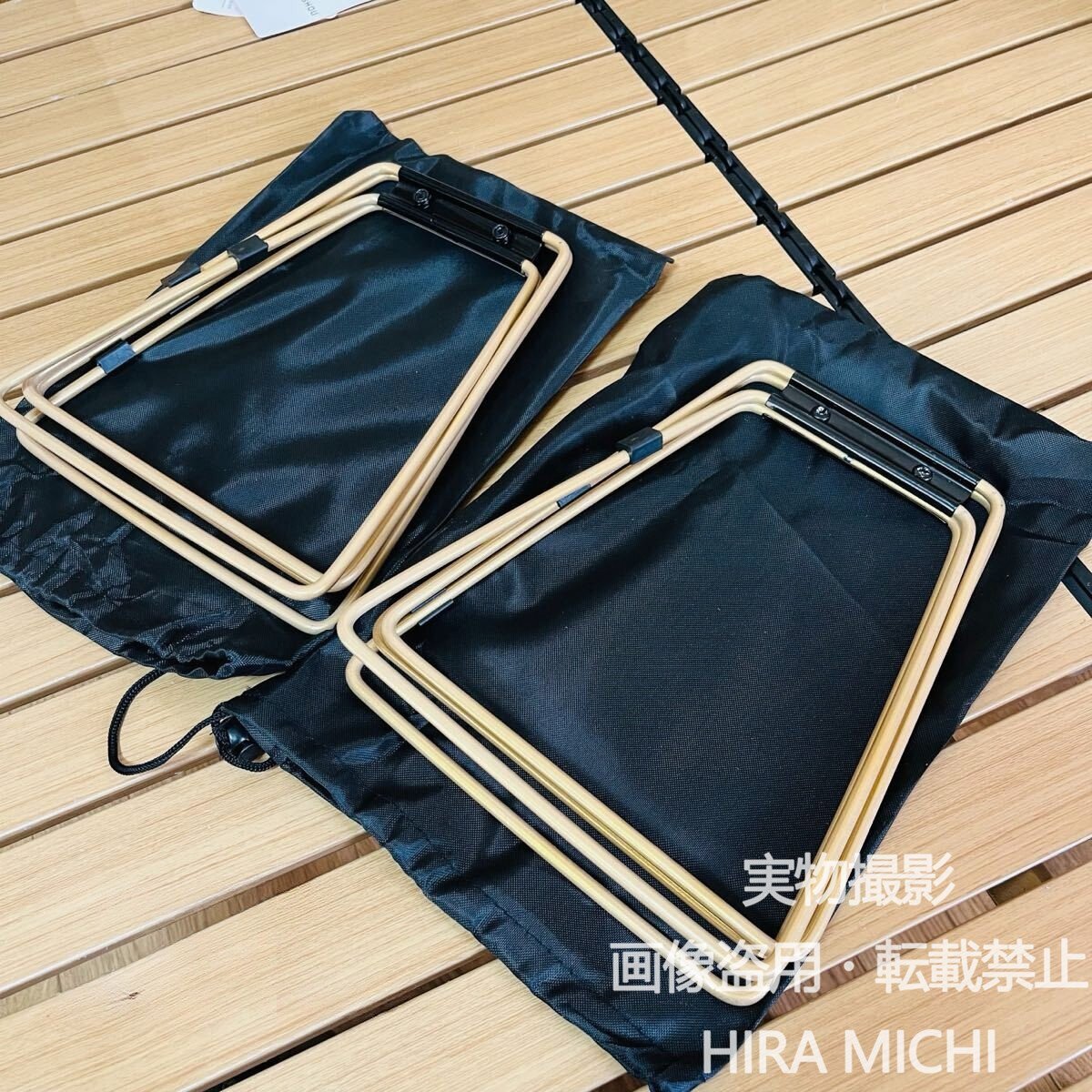 2点セット クーラースタンド アルミコンテナ マルチスタンド コンパクト アウトドア キャンプ BBQ 収納スタンド 46×27×21cm 携帯 PH111