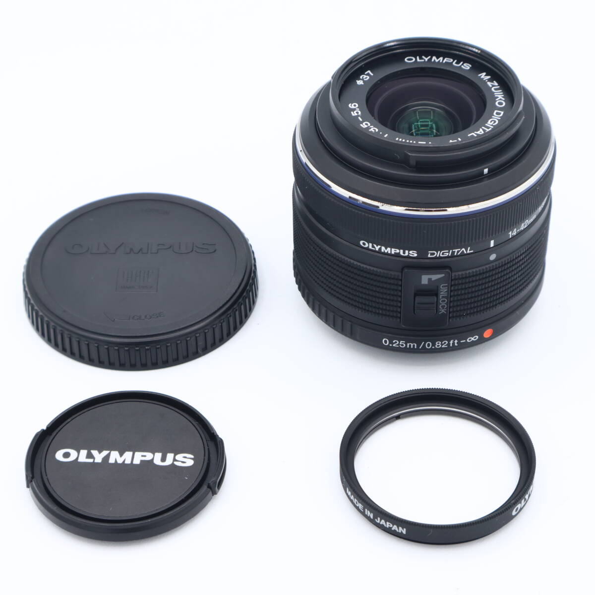 OLYMPUS オリンパス マイクロ一眼 PEN レンズ M.ZUIKO DIGITAL 14-42mm F3.5-5.6IIR (黒（BLK）) #260501_AB6B96218