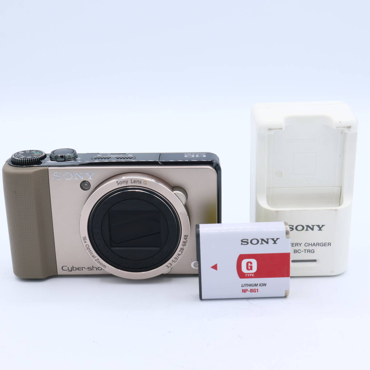 SONY ソニー デジタルスチルカメラ Cyber-Shot(サイバーショット) HX9V 1620万画素CMOS 光学x16 ゴールド DSC-HX9V/N #260202_38353