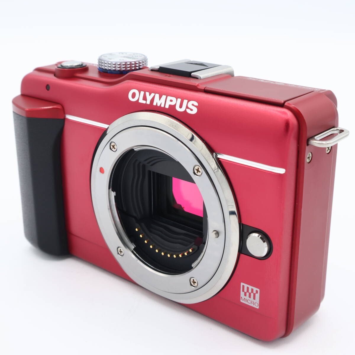 OLYMPUS オリンパス ミラーレス一眼 E-PL1s ボディー レッド #260108_B6G510264