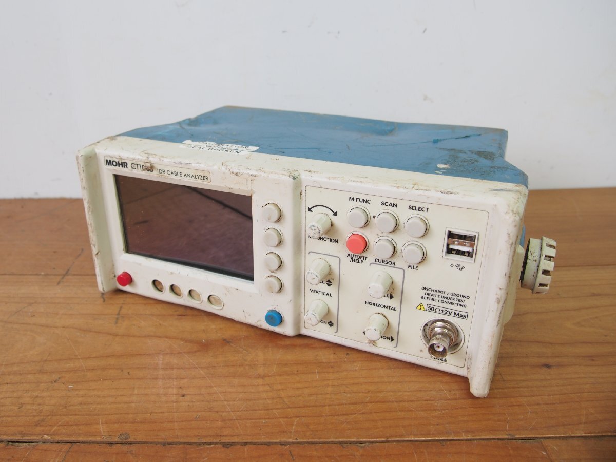 ☆【2T0401-5】 MOHR TDRケーブルアナライザー CT100B ジャンク