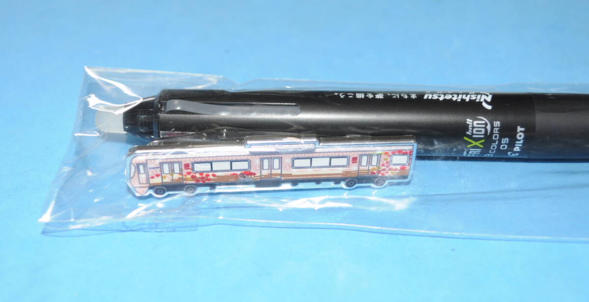 NISHITETSU 西鉄電車 三色フリクション ボールペン 西鉄バスではありません ファンクラブ関連? 管理1317