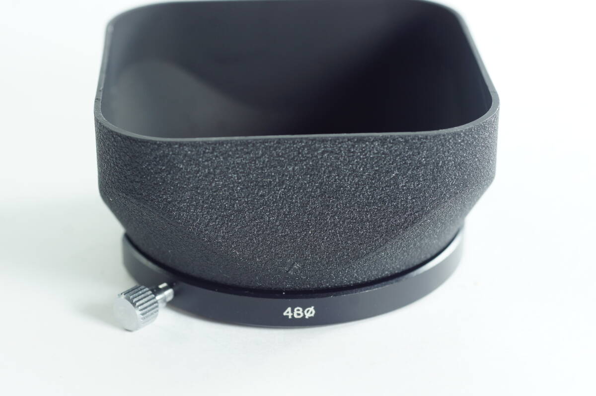 6A『キレイ』MAMIYA Φ48 マミヤC330C220 80mm、DS105mm、135mm用 内径48mm カブセ式 角型メタルフード