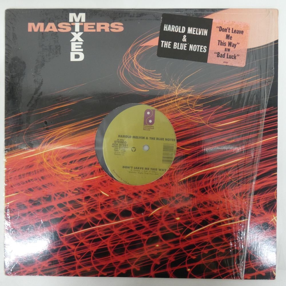 48155791;【US盤/12inch/シュリンク】Harold Melvin & The Blue Notes / Don't Leave Me This Way