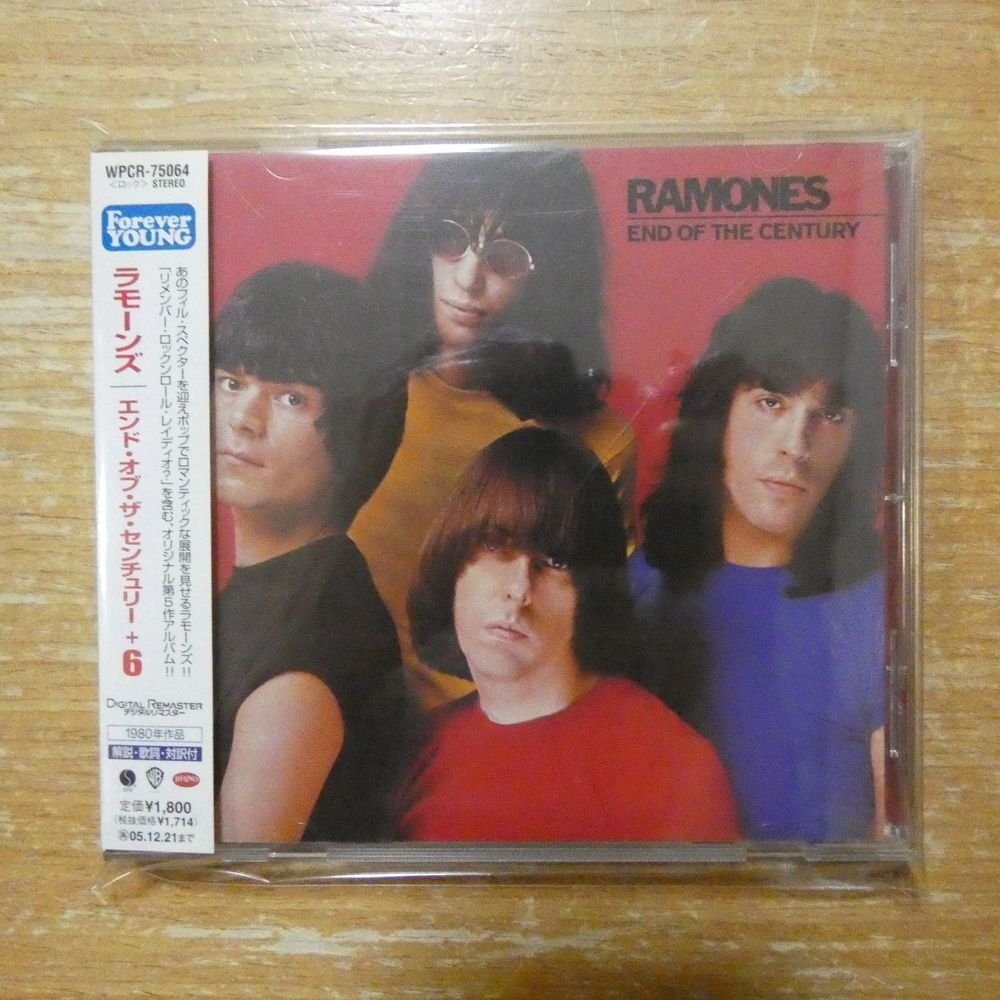 4943674057412;【CD】ラモーンズ / エンド・オブ・ザ・センチュリー+6　WPCR-75064