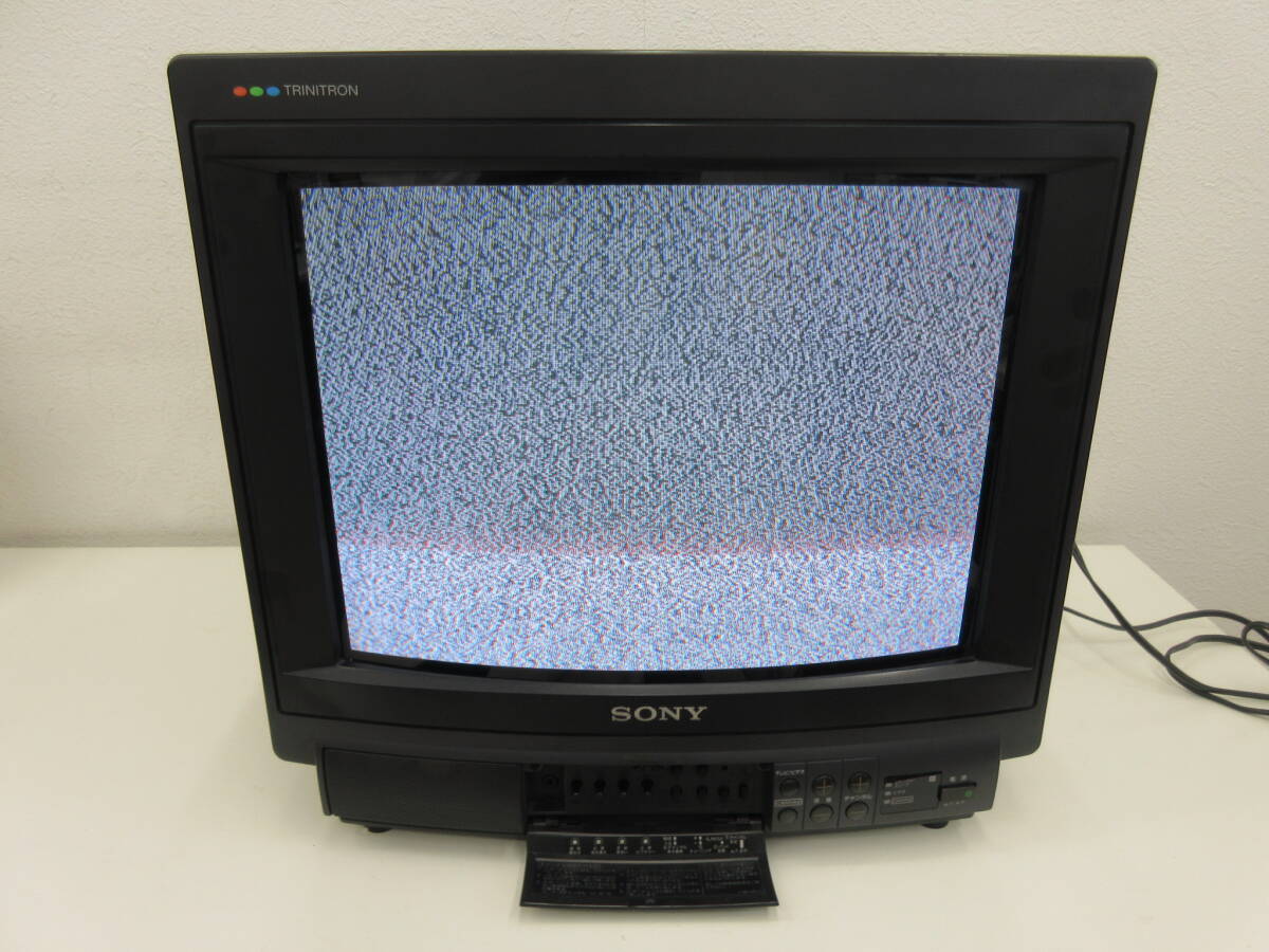 SONY　ソニー　TRINITRON　トリニトロン　ブラウン管テレビ　KV-16GT1　カラーテレビ　通電OK　1987年製 7-12月期