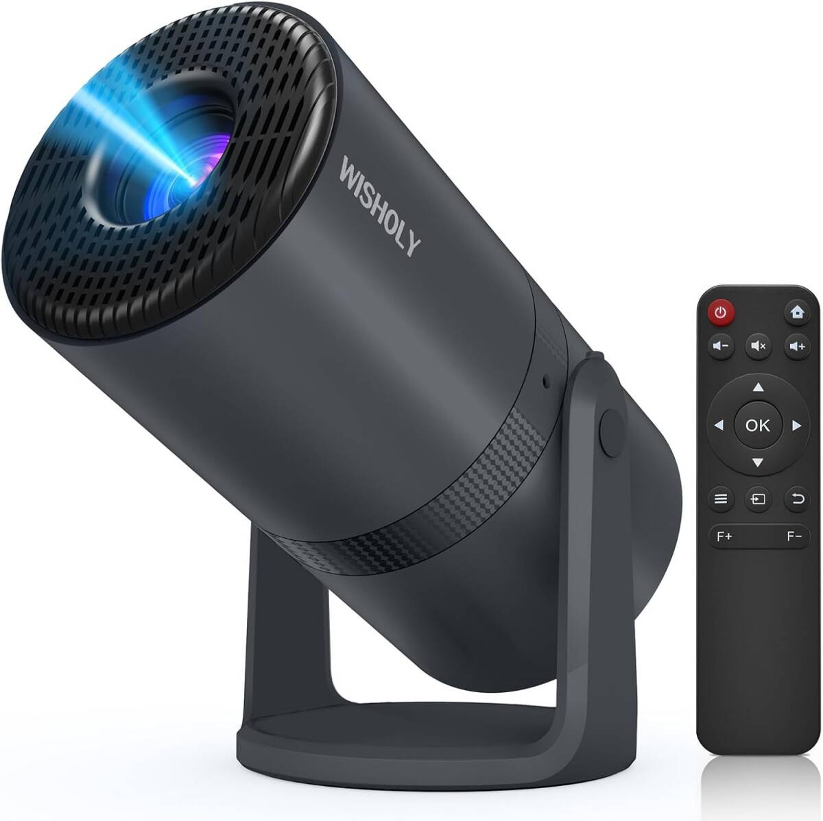 264　プロジェクター 家庭用 超小型 【Android TV搭載・電動フォーカス・27000LM・270°回転】プロジェクター 小型 1080P