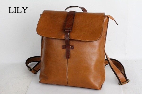 良革質 LILY レザーリュック バックパック リリー バッグ 中古 アメカジ レディース メンズ 大人ランドセル 通勤 通学 オシャレ バック 鞄