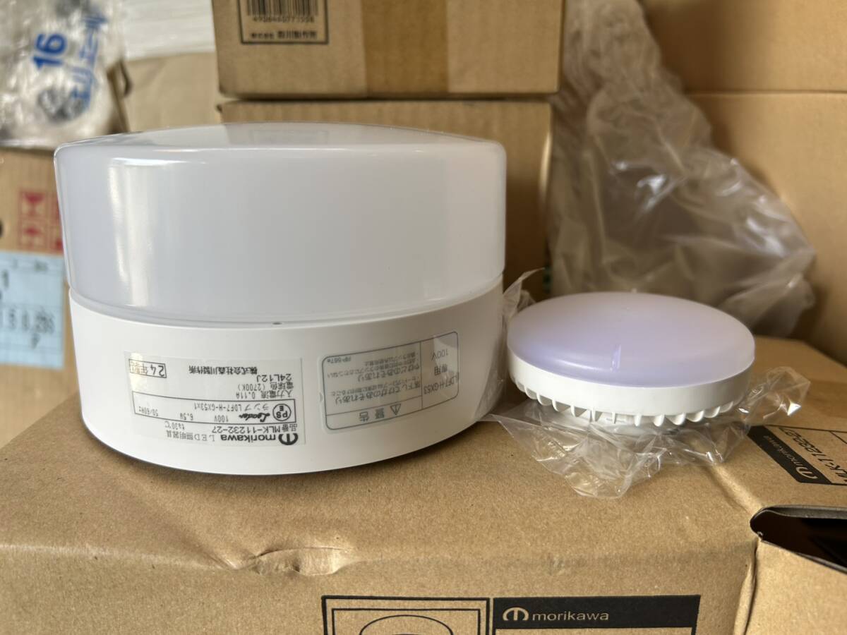 X367/未使用 LED 防雨防滴 シーリングライト 750lm 2700K MLK-11232-27 電球色