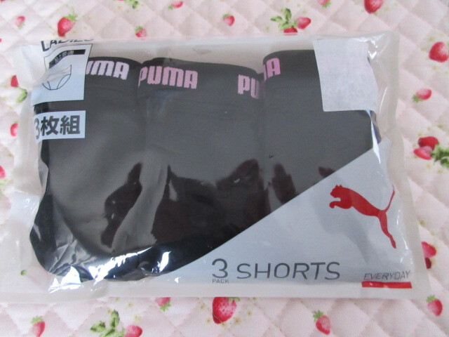 【新品】PUMA/プーマ・ショーツ（LL）3枚組・1［11-CF2-0］100－